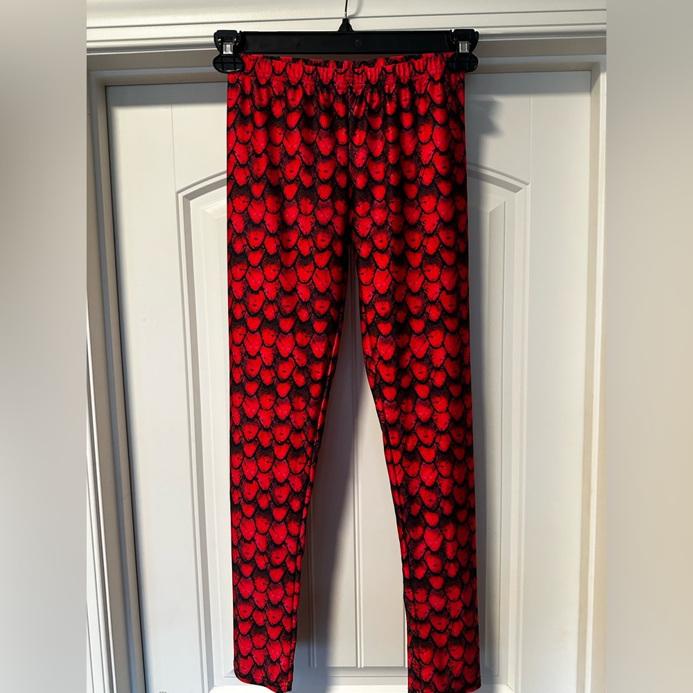 Dragon Scales Pattern Leggings
